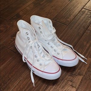 High Top White Converse